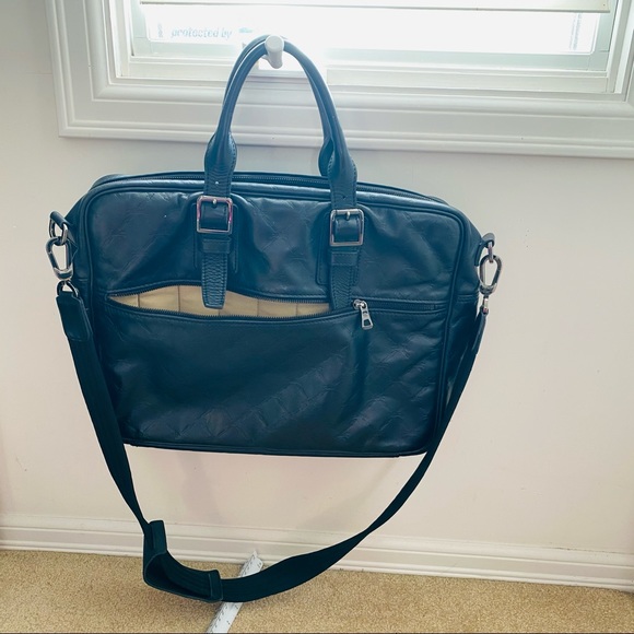 Longchamp briefcase black leather bag - Picture 3 of 14